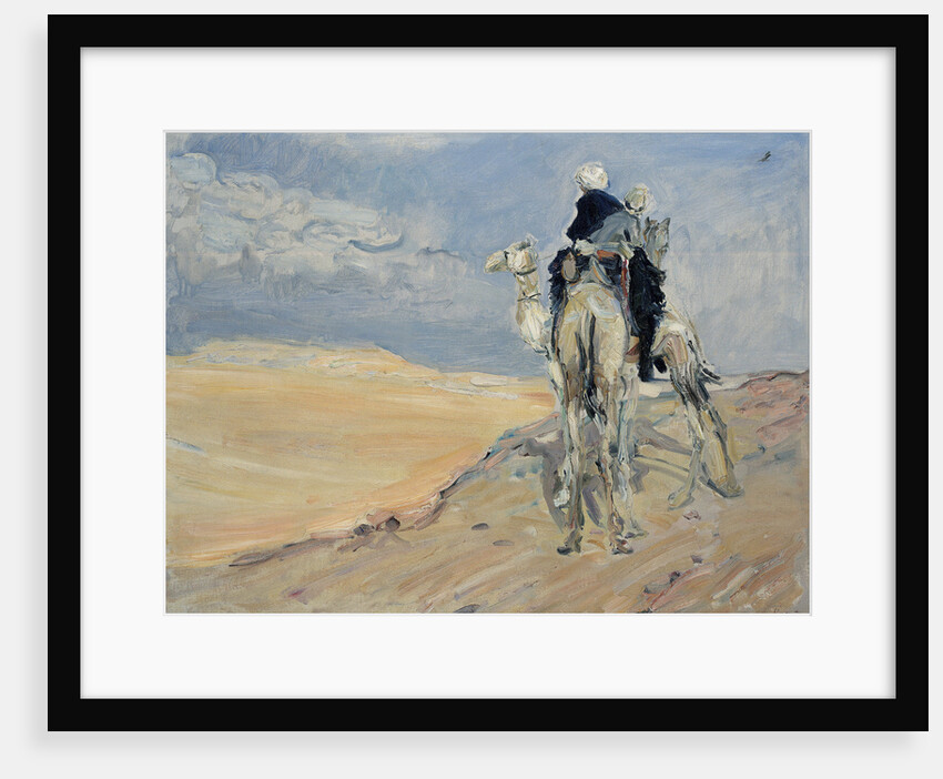 Sandstorm in the Libyan Desert, 1914 by Max Slevogt