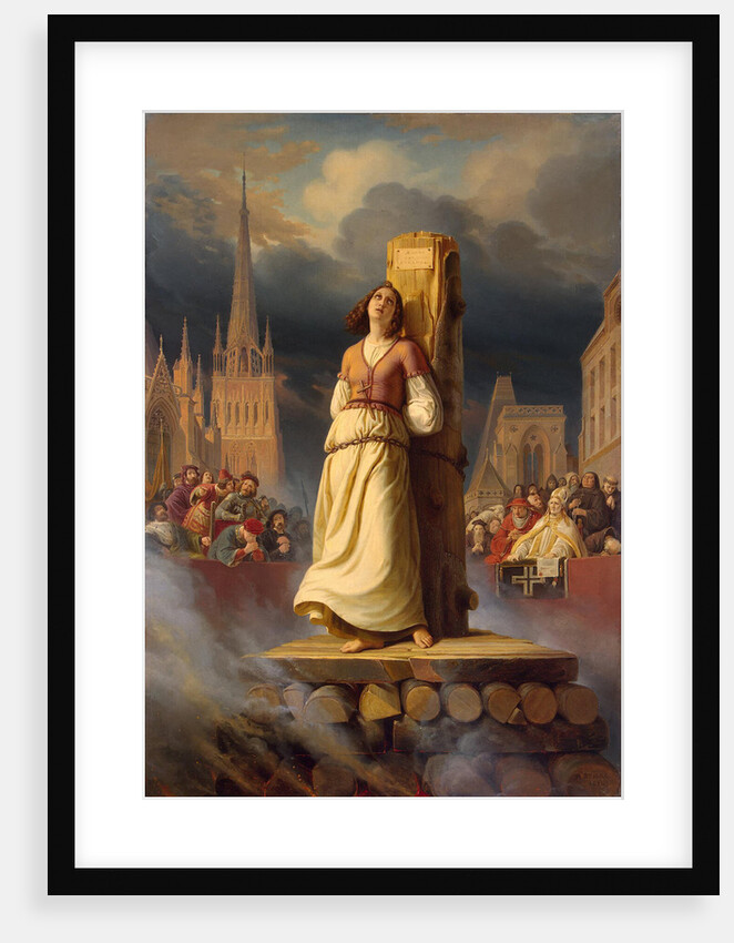 Joan of Arcs Death at the Stake, 1843 by Hermann Stilke