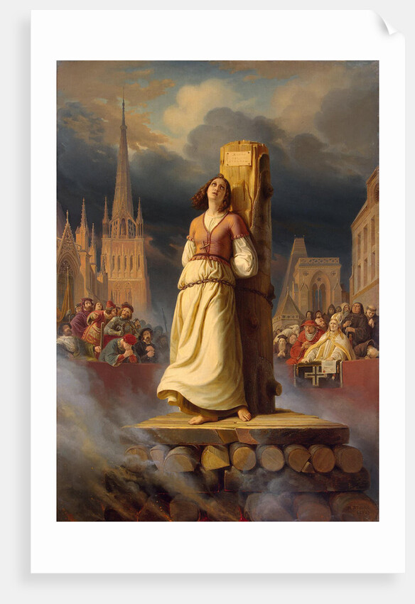 Joan of Arcs Death at the Stake, 1843 by Hermann Stilke