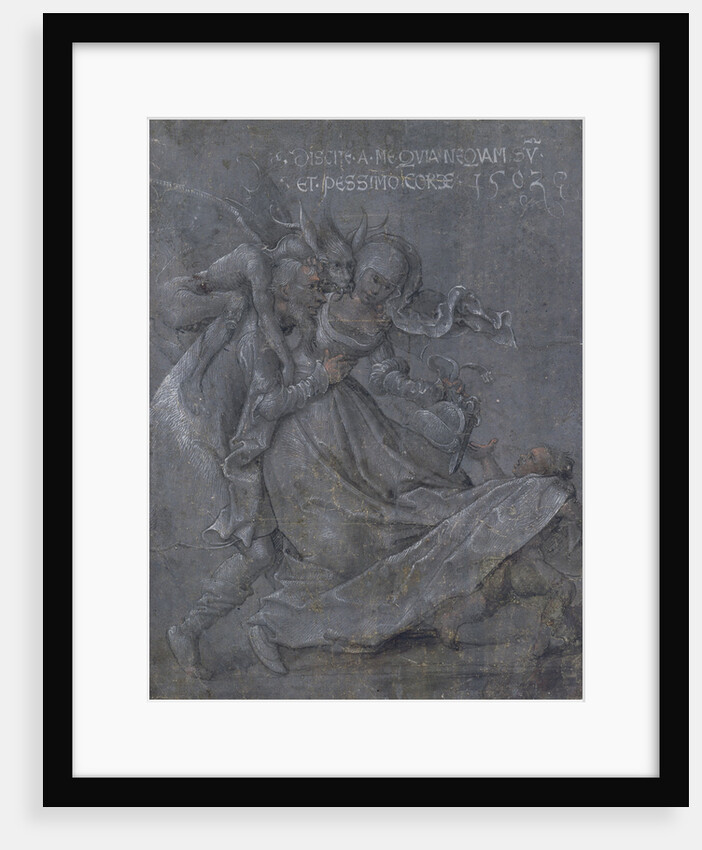 Pair of lovers with the Devil and Cupid, 1503 by Bernhard Strigel