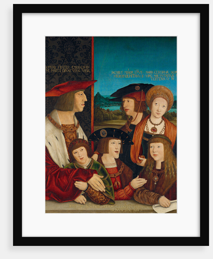 Portrait of Emperor Maximilian I with His Family, 1516-1520 by Bernhard Strigel