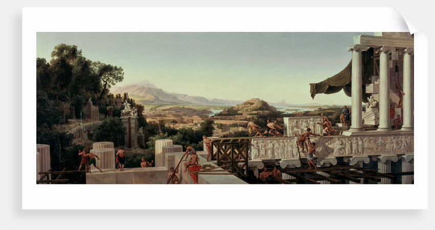 View of the Flower of Greece, 1836 by August Wilhelm Julius Ahlborn
