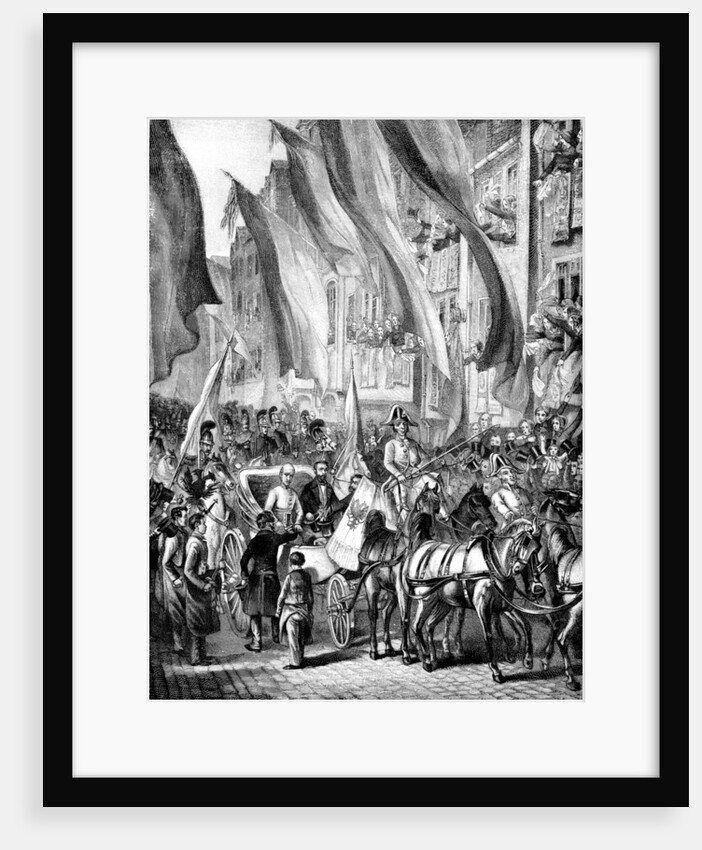 Entry of Archduke John of Austria in Frankfurt on 11 July 1848, 1848 by Anonymous