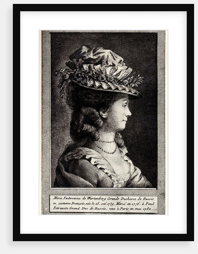 Portrait of Sophie Dorothea of Württemberg, Early 19th cen by Anonymous