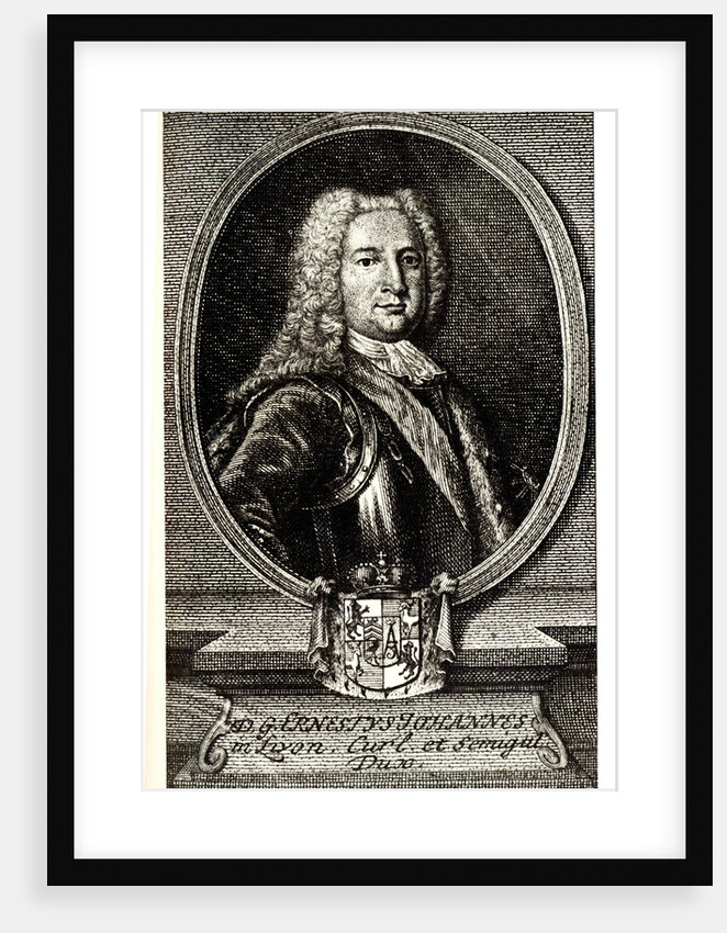 Portrait of Ernst Johann von Biron, Duke of Courland and Semigallia and regent of the Russian Empire by Anonymous