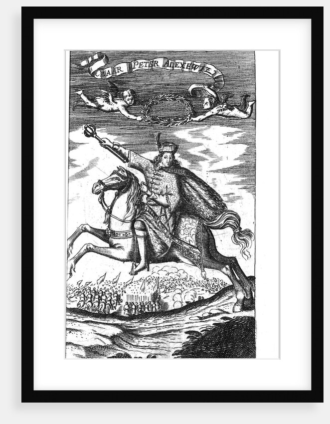 Tsar Peter I Alexeyevich by Anonymous