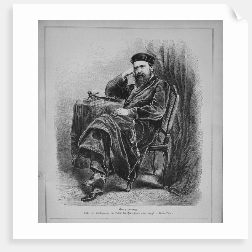 Georg Herwegh, 1870s by Anonymous