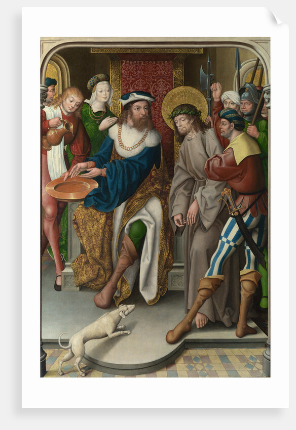 Christ before Pilate (The Liesborn Altarpiece), c. 1520 by Jan Baegert