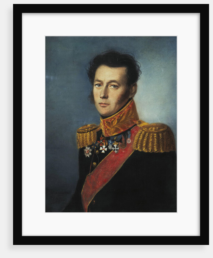 Portrait of General Ivan Skobelev, 1826 by Karl Wilhelm Bardou