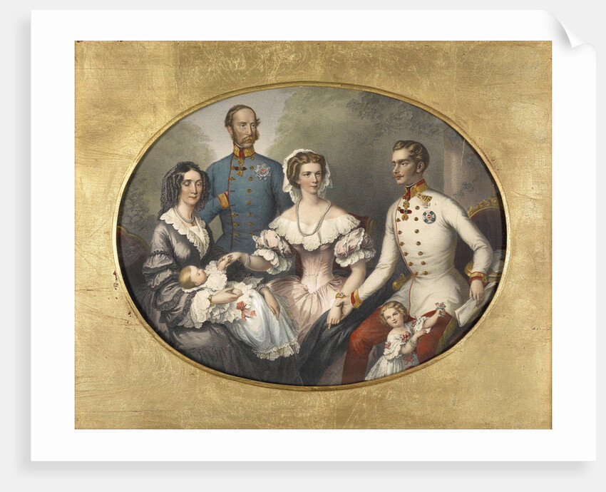 The Emperor Family of Austria, 1856 by Joseph Bayer