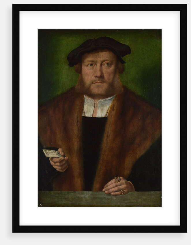 Portrait of a man, ca 1533-1534 by Bartholomaeus Bruyn the Elder