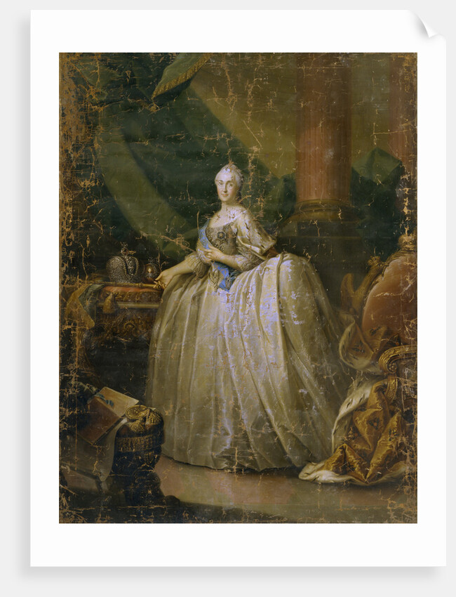 Portrait of Empress Catherine II, 1765 by Heinrich Buchholz