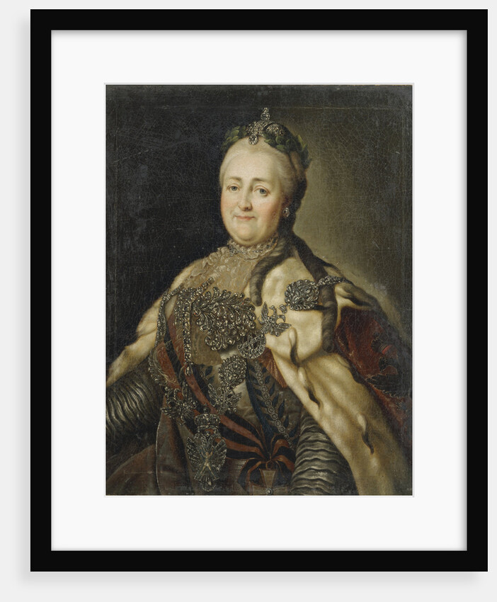 Portrait of Empress Catherine II, 1780 by Carl Ludwig Johann Christineck