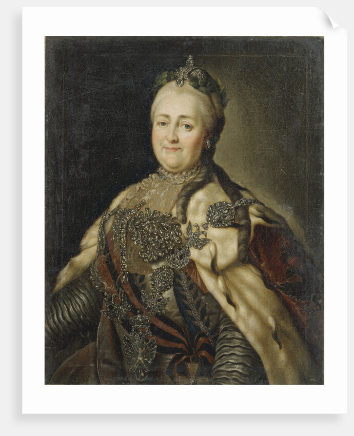 Portrait of Empress Catherine II, 1780 by Carl Ludwig Johann Christineck