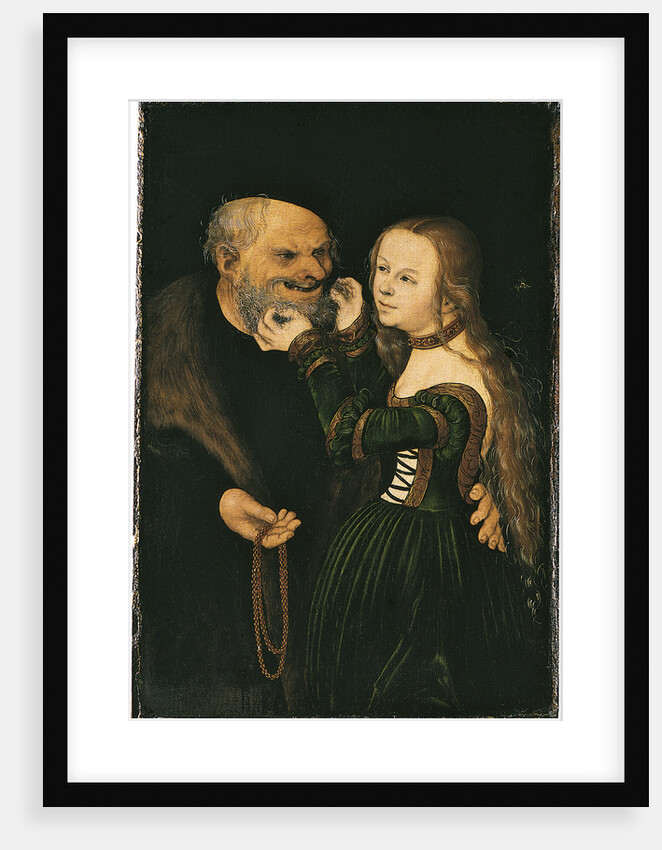 The Unequal Couple, ca 1530 by Lucas Cranach the Elder