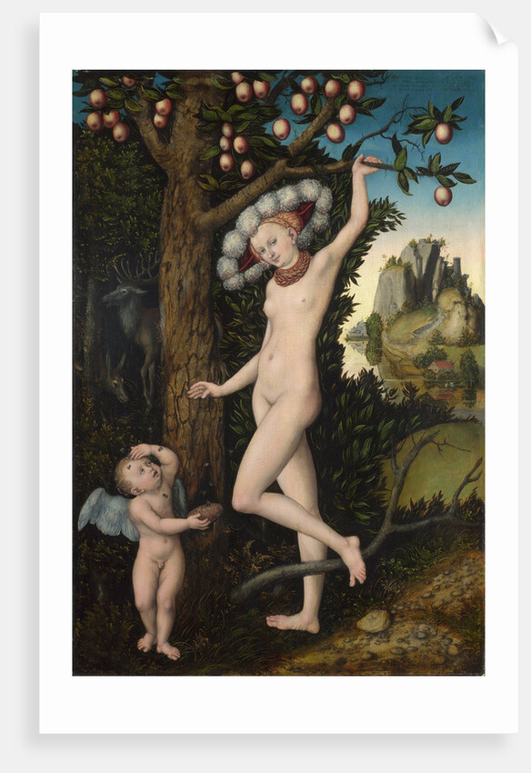 Cupid complaining to Venus, c. 1525 by Lucas Cranach the Elder