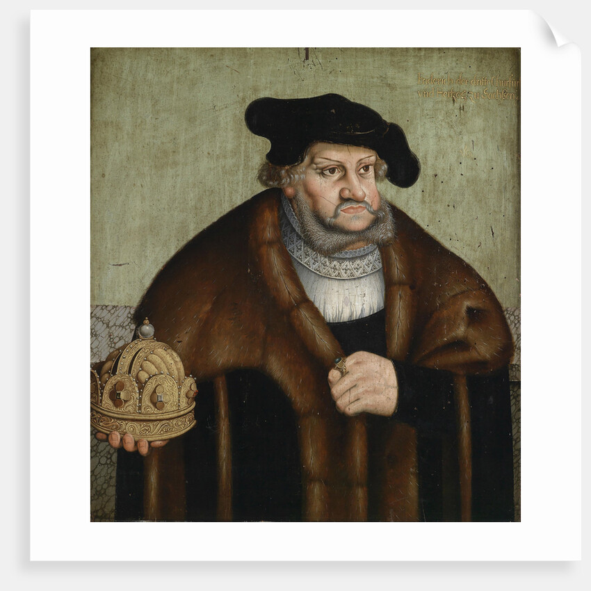 Portrait of Frederick III, Elector of Saxony by Lucas Cranach the Elder