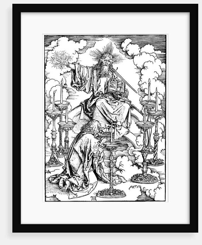 St Johns Vision of Christ and the Seven Candlesticks by Albrecht Dürer