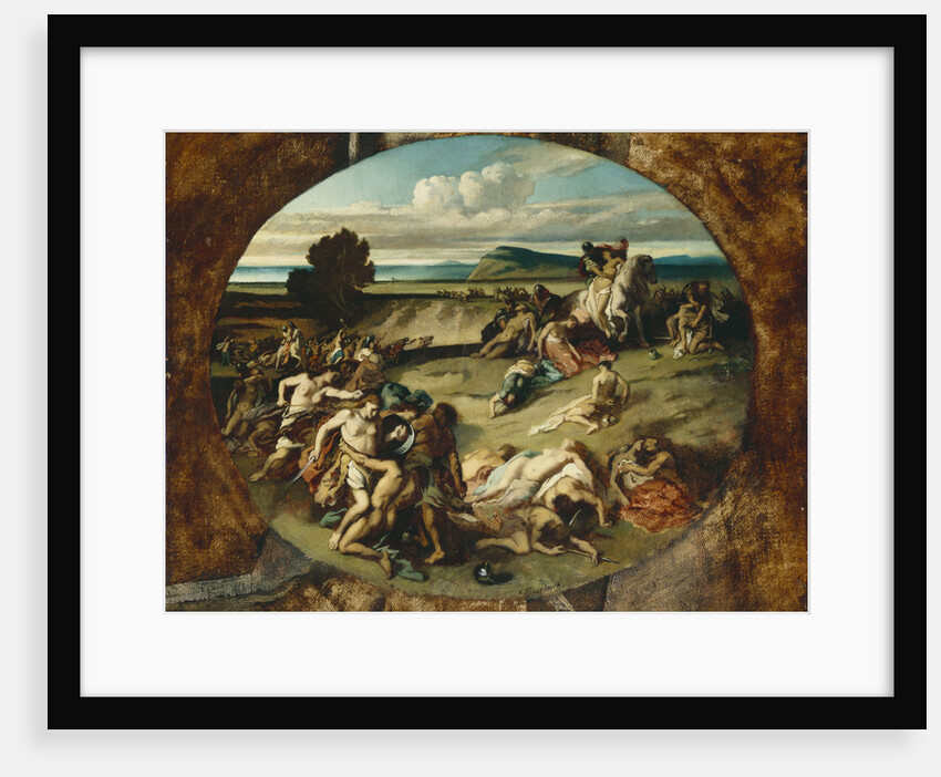 The Battle of the Amazons, 1857 by Anselm Feuerbach