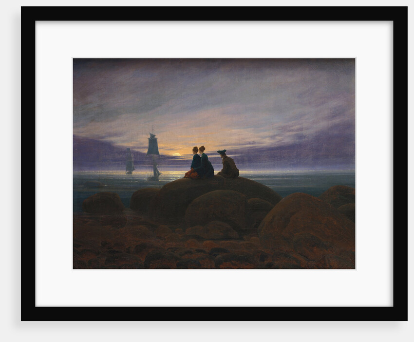 Moonrise over the Sea, 1822 by Caspar David Friedrich
