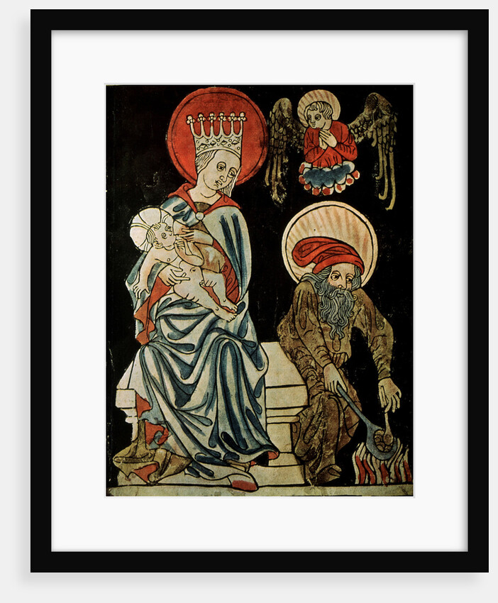 Rest on the Flight into Egypt, c.1410 by German master