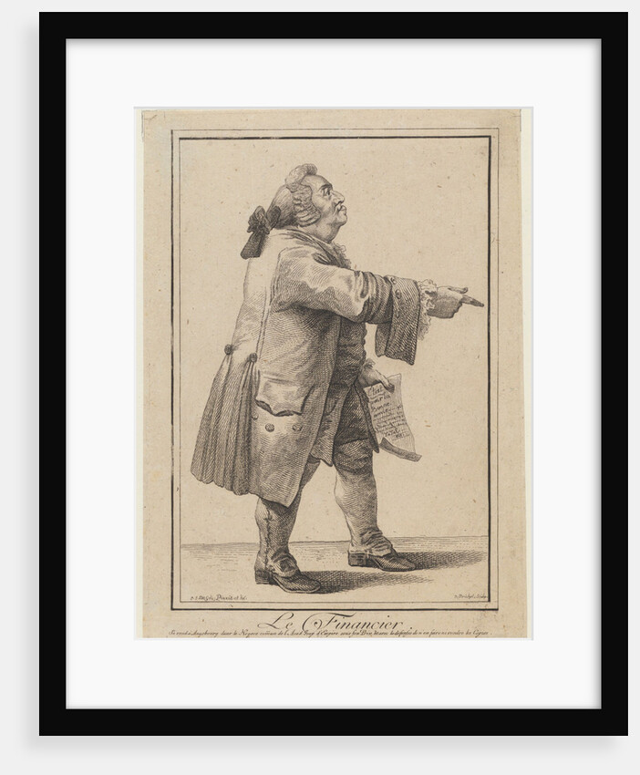 Le Financier (The Financier), 1784 by Joseph Franz von Goez
