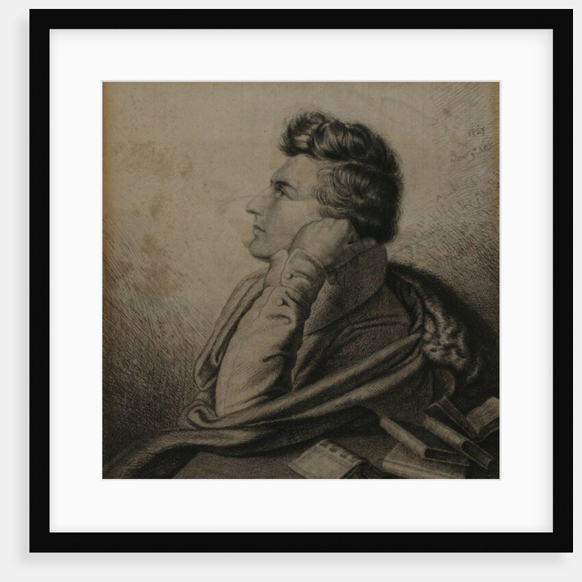 Portrait of the poet Heinrich Heine, 1827 by Ludwig Emil Grimm