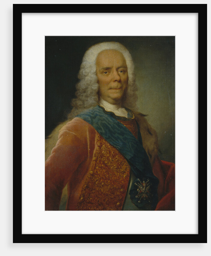 Portrait of Prince Vasili Vladimirovich Dolgorukov, before 1746 by Georg-Christoph Grooth