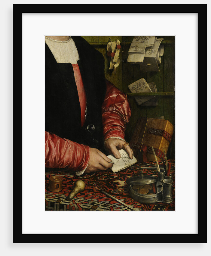 The Merchant Georg Gisze (Detail), 1532 by Hans Holbein the Younger