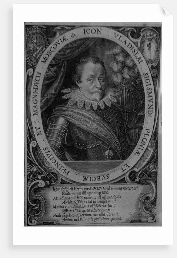 King Wladyslaw IV Vasa of Poland, Tsar of Russia, before 1632 by Lucas Kilian