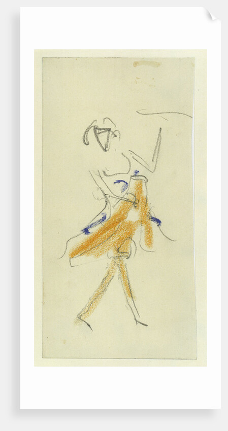 A Dancer, 1909-1910 by Ernst Ludwig Kirchner
