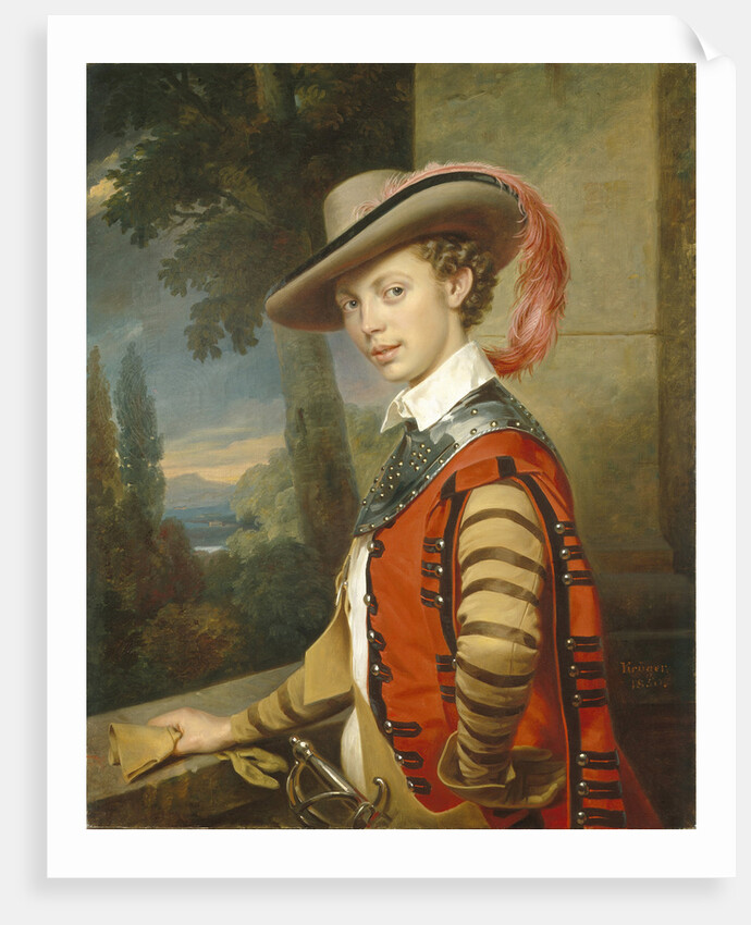 Portrait of Prince Nikolai Saltykov in Fancy Dress, 1850 by Franz Krüger