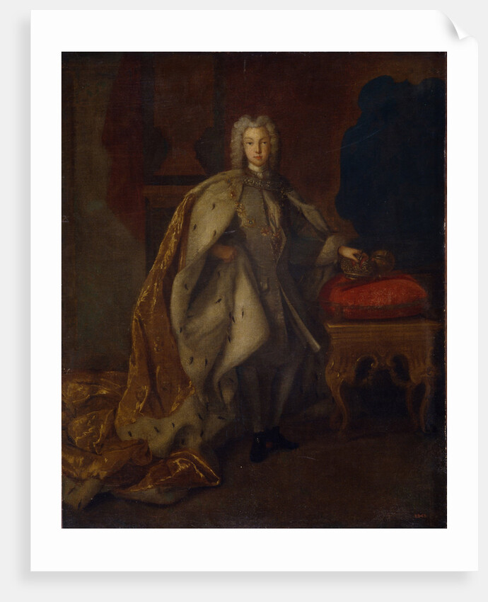 Portrait of the Tsar Peter II of Russia, 1728 by Johann Paul Luedden