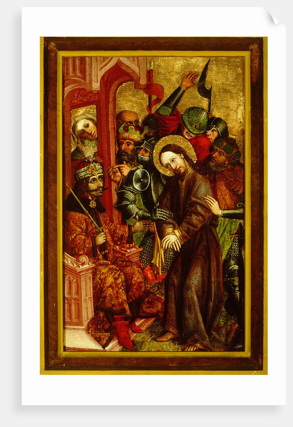 Christ before Pilate (Vlad III as Pontius Pilate), ca 1463-1464 by Master of Velenje Panels