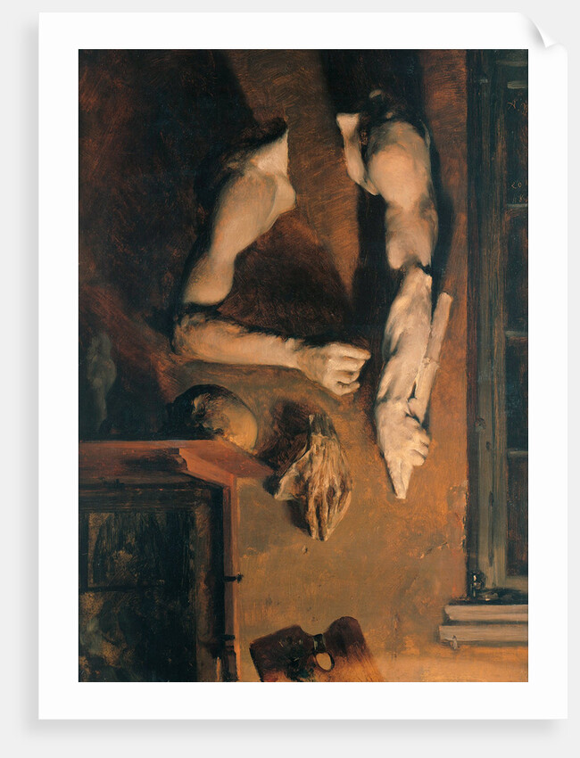 Studio Wall, 1852 by Adolph Friedrich von Menzel