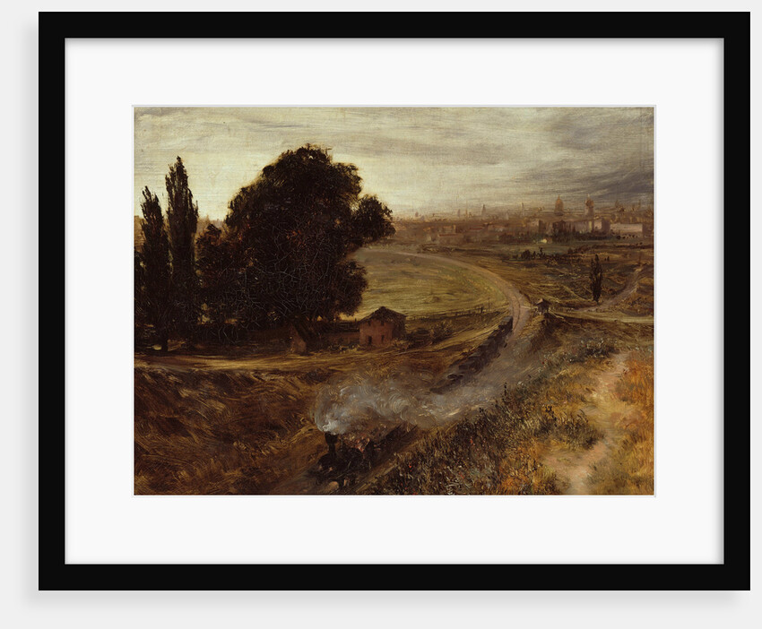 The Berlin-Potsdam Railway, 1847 by Adolph Friedrich von Menzel