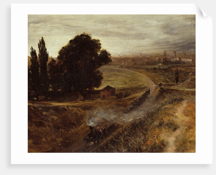 The Berlin-Potsdam Railway, 1847 by Adolph Friedrich von Menzel