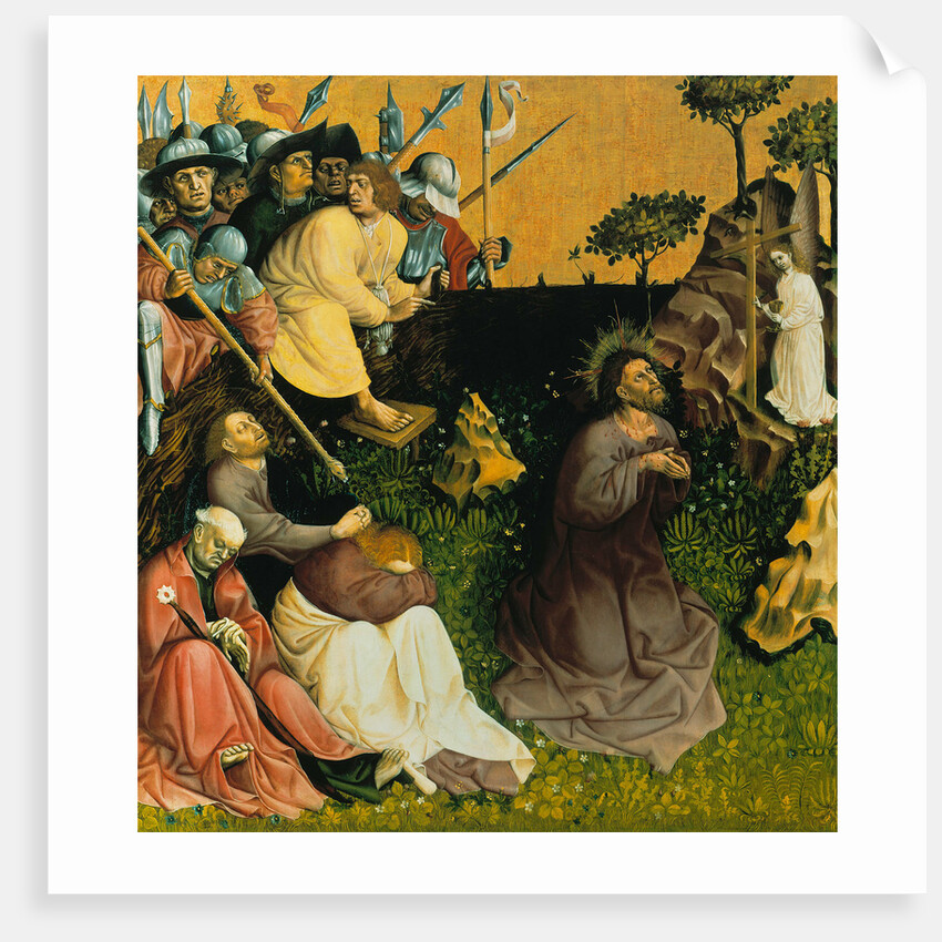 The Agony in the Garden. The Wings of the Wurzach Altar, 1437 by Hans Multscher