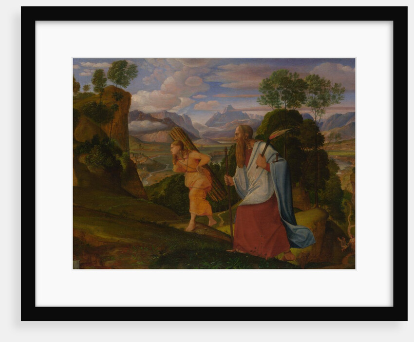 Abraham and Isaac, 1817 by Johann Heinrich Ferdinand Olivier