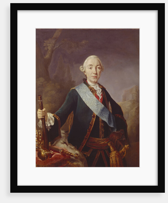 Portrait of the Tsar Peter III of Russia, 1761 by Lucas Conrad Pfandzelt
