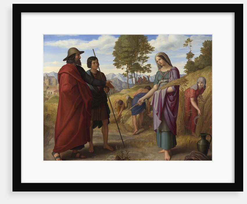 Ruth in Boazs Field, 1828 by Julius Schnorr von Carolsfeld