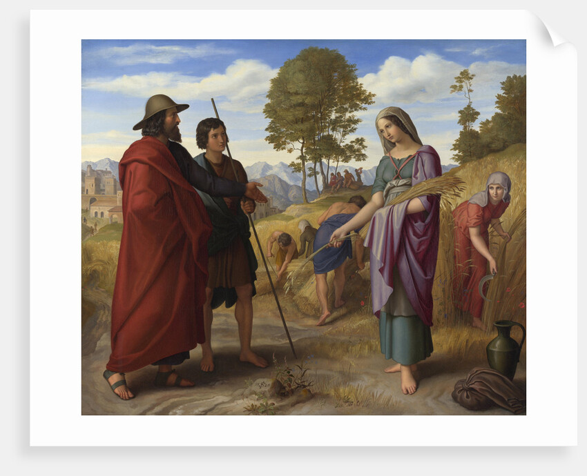 Ruth in Boazs Field, 1828 by Julius Schnorr von Carolsfeld