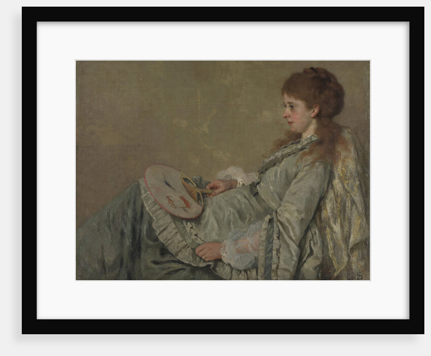 Portrait of the Artists Wife, 1872-1873 by Franz Otto Scholderer