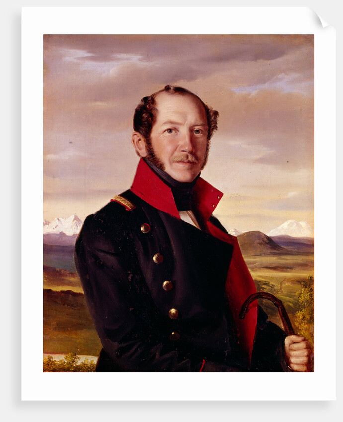 Nikolai Lorer on the Caucasus, 1838 by Robert Schwede