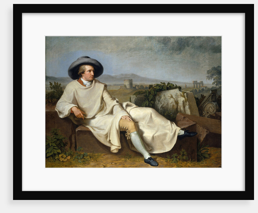 Goethe in the Campagna, 1787 by Johann Heinrich Wilhelm Tischbein