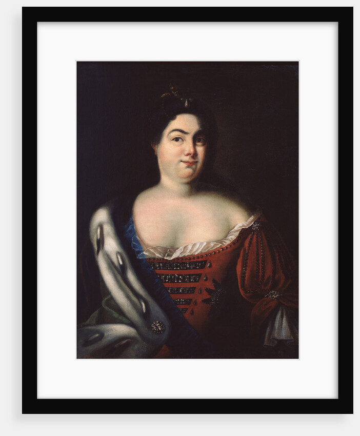 Portrait of Empress Catherine I., Early 18th cen by Johann-Heinrich Wedekind