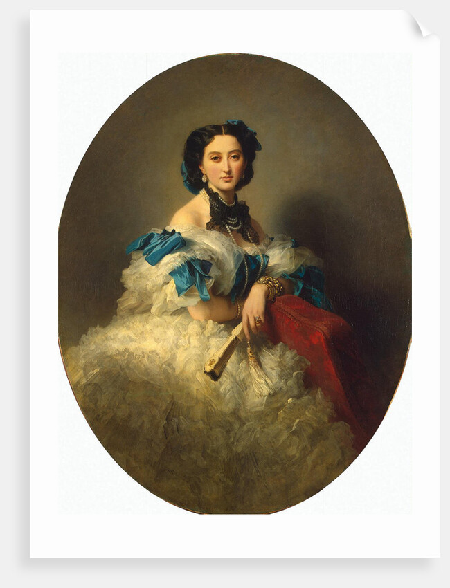 Portrait of Countess Varvara Musina-Pushkina, after 1857 by Franz Xavier Winterhalter