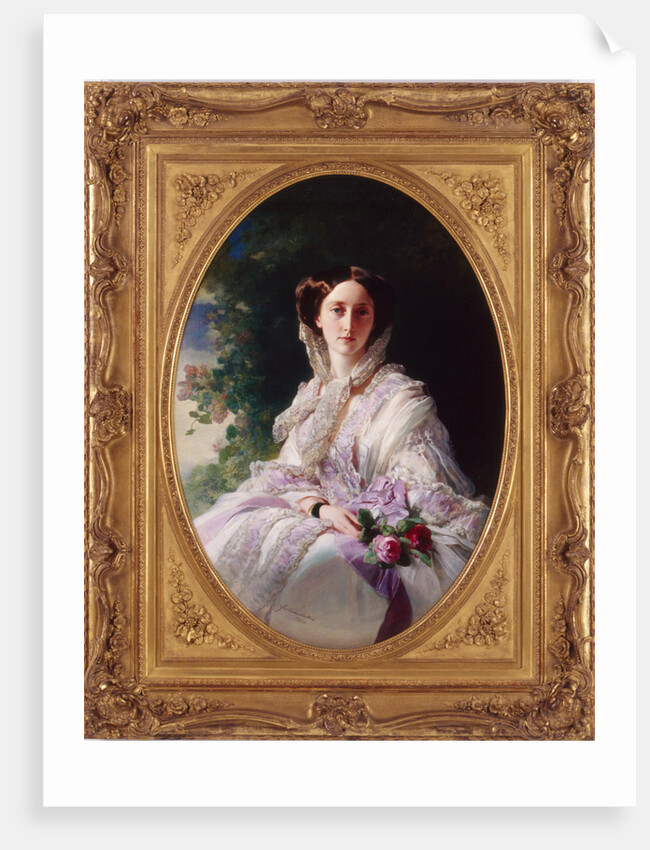 Portrait of Grand Duchess Olga Nikolaevna of Russia, Queen of Württemberg, 1856 by Franz Xavier Winterhalter