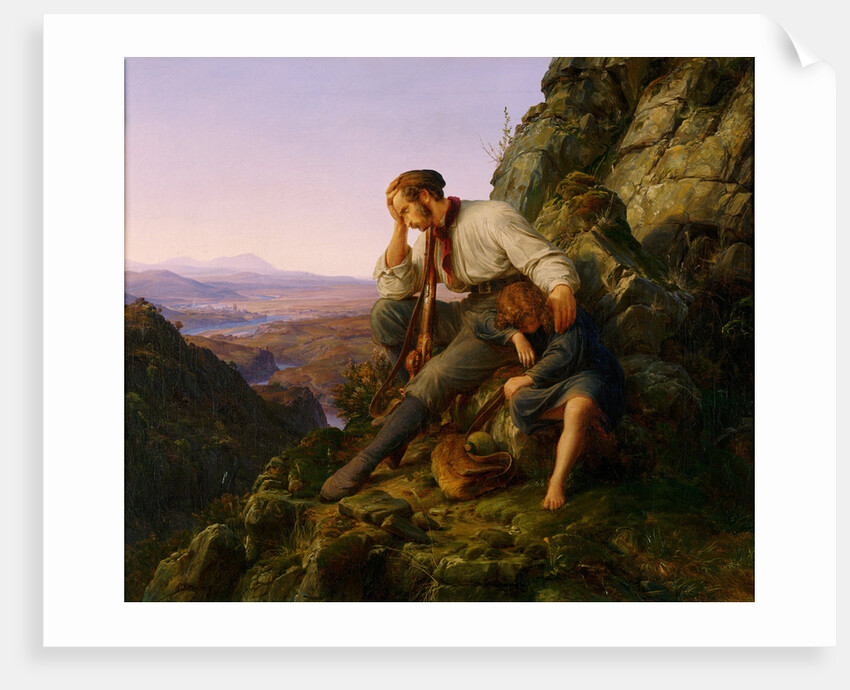 The Robber and His Child, 1832 by Carl Friedrich Lessing