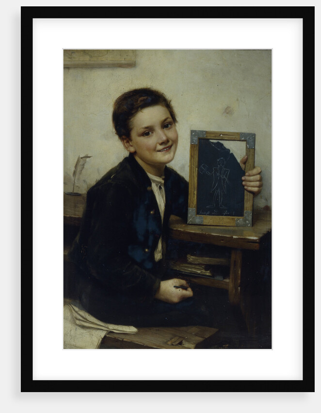 Schoolboy, 1880 by Franz Thöne